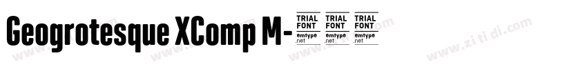 Geogrotesque XComp M字体转换
